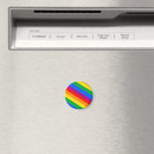 Gay Pride Streifen Magnet (In Situ (Geschirrspüler))