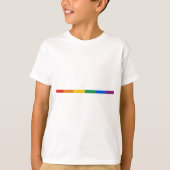 Gay Pride-Streifen T-Shirt (Vorderseite)