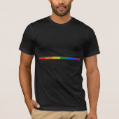 Gay Pride-Streifen T-Shirt (Vorderseite)