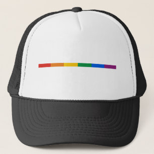 Gay Pride-Streifen Truckerkappe