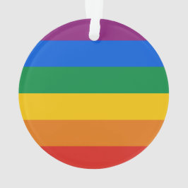 GAY PRIDE STRIPES DESIGN - 2014 PRIDE.png Ornament