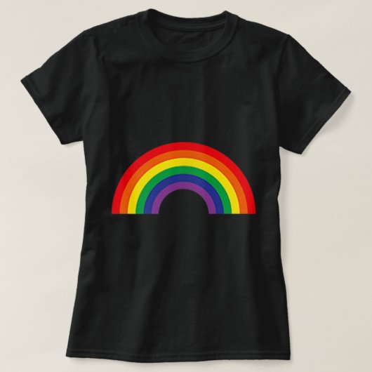 Gay Pride Stuff Rainbow Pocket LGBT Prix Parade T-Shirt (Design vorne)