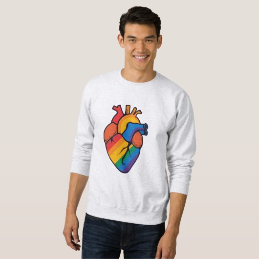 Gay Pride Sweatshirt (Vorne ganz)