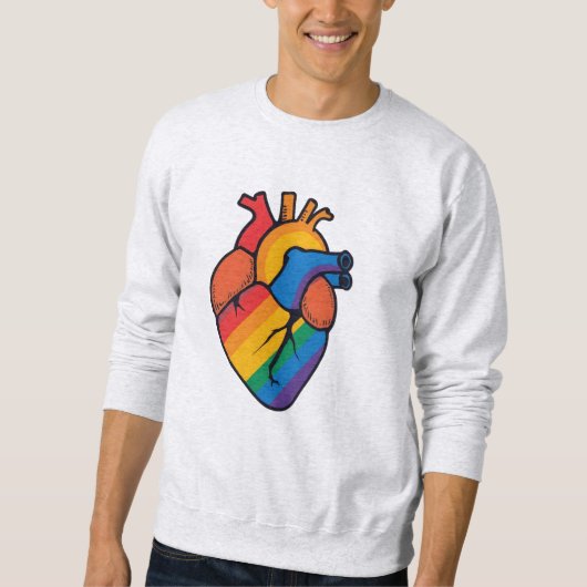 Gay Pride Sweatshirt (Vorderseite)