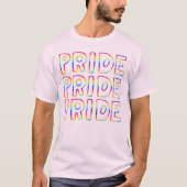 GAY PRIDE Sweet Rainbow Handschrift T-Shirt (Vorderseite)