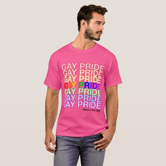 Gay Pride T-Shirt (Vorne ganz)