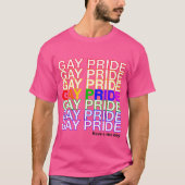 Gay Pride T-Shirt (Vorderseite)