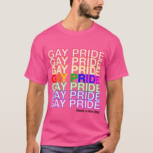 Gay Pride T-Shirt (Vorderseite)