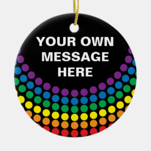 Gay Pride-T - Shirt Keramikornament