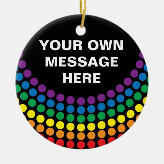 Gay Pride T - Shirt Keramikornament (Vorne)