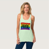 Gay Pride Tank Top (Vorderseite Vollansicht)