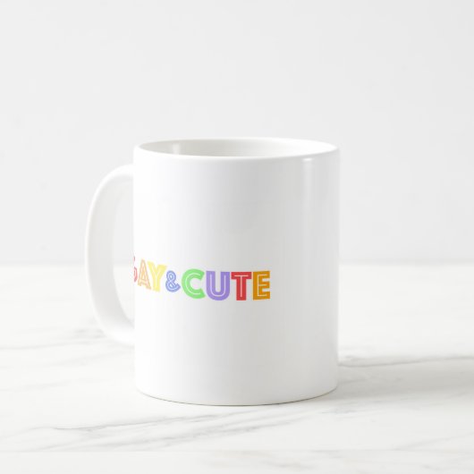 Gay Pride Tasse (Vorderseite Links)