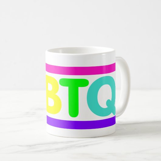 Gay Pride-Tasse Kaffeetasse (VorderseiteRechts)