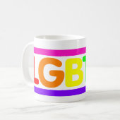 Gay Pride-Tasse Kaffeetasse (Vorderseite Links)