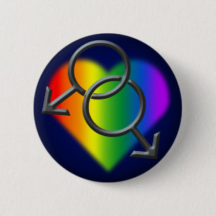 Gay Pride Tasten GBLT Regenbogen Liebe Tasten Gesc Button