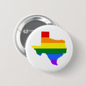 Gay Pride | Texas Rainbow Button (Vorne & Hinten)