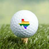 Gay Pride | Texas Rainbow Golfball (Insitu T-Shirt)