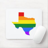 Gay Pride | Texas Rainbow Mousepad (Mit Mouse)