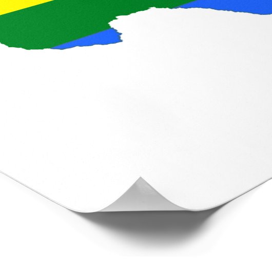 Gay Pride | Texas Rainbow Poster (Ecke)