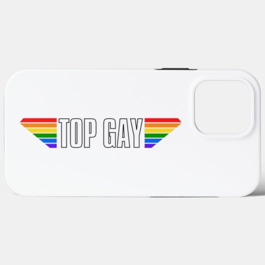 Gay Pride Top Gay Pride Rainbow Flag LGBT LGBTQ Case-Mate iPhone Hülle (Rückseite (Horizontal))