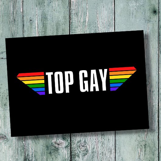 Gay Pride Top Gay Pride Rainbow Flag LGBT LGBTQ Karte
