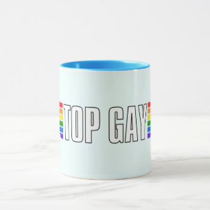 Gay Pride Top Gay Pride Rainbow Flag LGBT LGBTQ Tasse