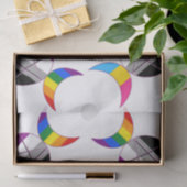 Gay Pride Triple Moon Goddess Pentagramm Seidenpapier (Geschenk)