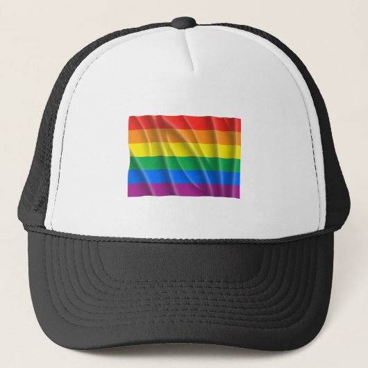 Gay Pride Truckerkappe (Vorderseite)