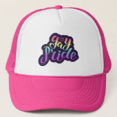 Gay Pride Truckerkappe (Vorderseite)
