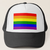Gay Pride Truckerkappe (Vorderseite)