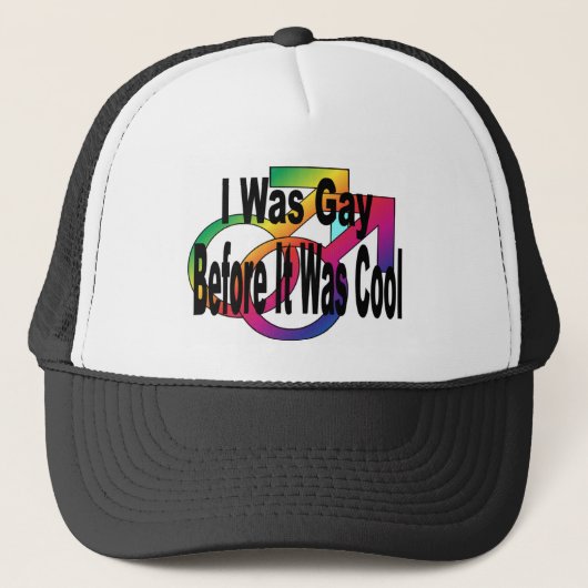 Gay Pride Truckerkappe (Vorderseite)