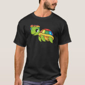 Gay Pride Turtle LGBT Q Cute Animal Rainbow Pride T-Shirt (Vorderseite)