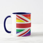 Gay Pride UNION JACK Tasse (Links)