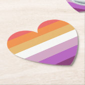 Gay Pride Untersetzer (angewinkelt)