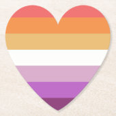 Gay Pride Untersetzer (Vorderseite)