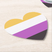 Gay Pride Untersetzer (angewinkelt)