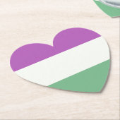 Gay Pride Untersetzer (angewinkelt)