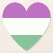 Gay Pride Untersetzer (Vorderseite)