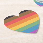 Gay Pride Untersetzer (angewinkelt)