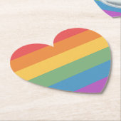 Gay Pride Untersetzer (angewinkelt)