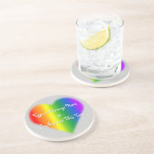 Gay Pride Untersetzer Custom Gay Pride Drink Coast (Seite)