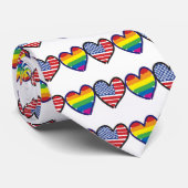 GAY PRIDE USA KRAWATTE (Gerollt)