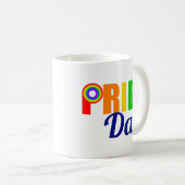 Gay Pride Vater Kaffeetasse (VorderseiteRechts)