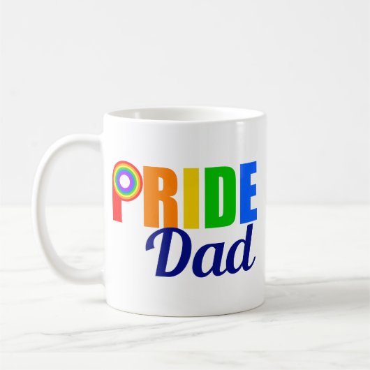 Gay Pride Vater Kaffeetasse (Links)