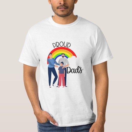 Gay Pride Vaters Tee Shirt (Vorderseite)