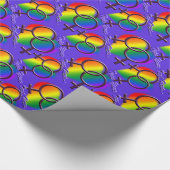 Gay Pride-Verpackungs-Papier-kundenspezifisches Geschenkpapier (Ecke)