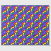 Gay Pride-Verpackungs-Papier-kundenspezifisches Geschenkpapier (Flach)