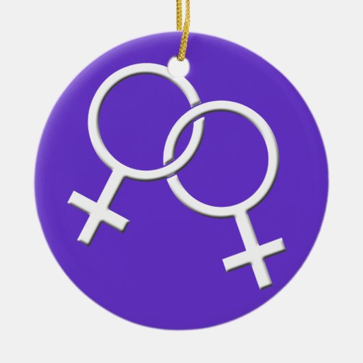 Gay Pride-Verzierungs-personalisierte Keramik Ornament (Vorne)