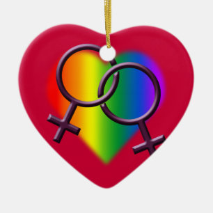 Gay Pride-Verzierungs-personalisierte Keramikornament