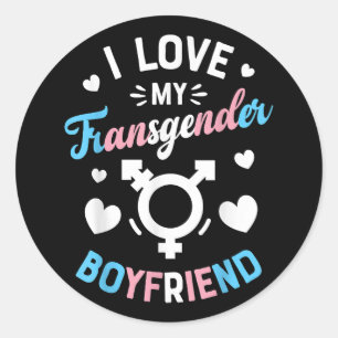 Gay Pride Vintage Rainbow LGBT Liebe Liebe Runder Aufkleber